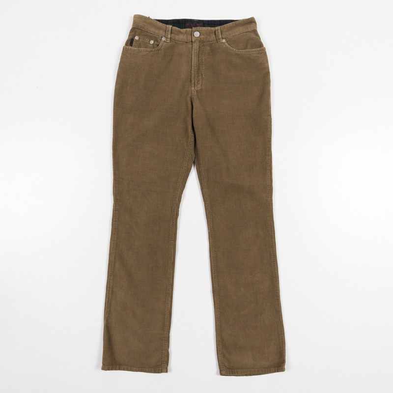 brown straight leg joggers